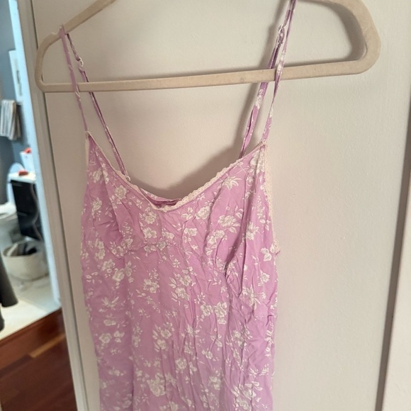ZARA HOME purple floral lingerie slip dress - Picture 5 of 6